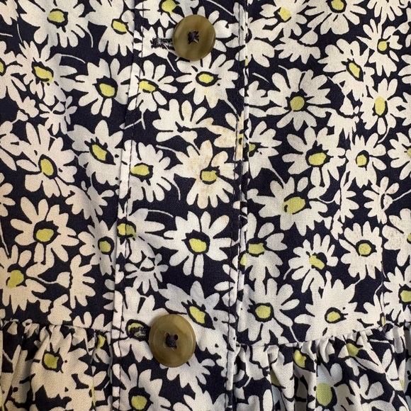 Crewcuts size 8 daisy button front sleeveless dress - Picture 6 of 6